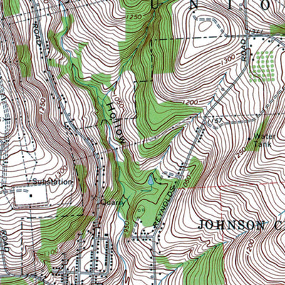 Western Michigan University NY-Castle Creek: Authoritative US Topos 1968 digital map