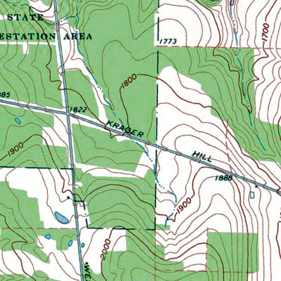 Western Michigan University NY-Cattaraugus: Authoritative US Topos 1963 digital map