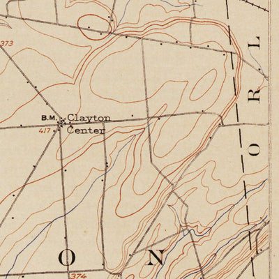 Western Michigan University NY-Clayton: Authoritative US Topos Historic 1903 digital map