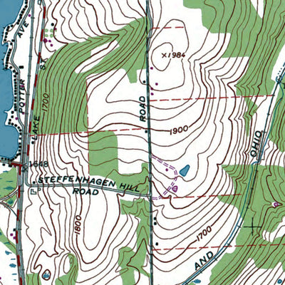 Western Michigan University NY-Delevan: Authoritative US Topos 1963 digital map