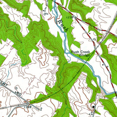 Western Michigan University NY-Fillmore: Authoritative US Topos 1964 digital map