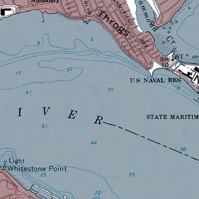 Western Michigan University NY-Flushing: Authoritative US Topos 1966 digital map