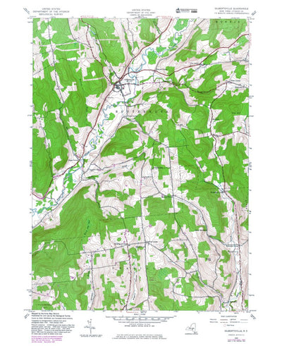 Western Michigan University NY-Gilbertsville: Authoritative US Topos 1943 digital map