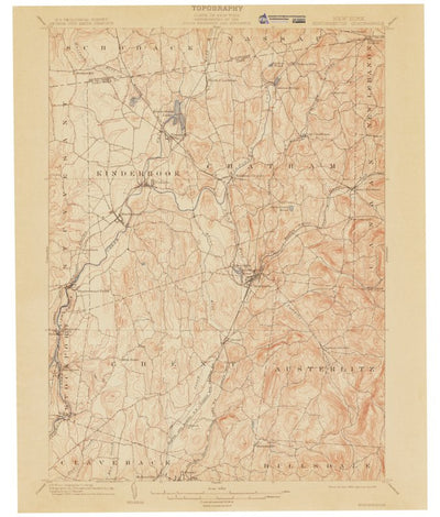 Western Michigan University NY-Kinderhook: Authoritative US Topos Historic 1903 digital map