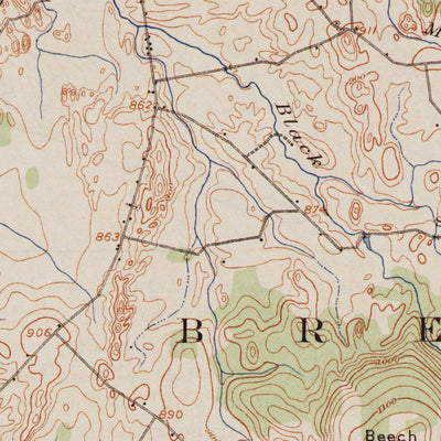 Western Michigan University NY-Lowville: Authoritative US Topos Historic 1913 digital map