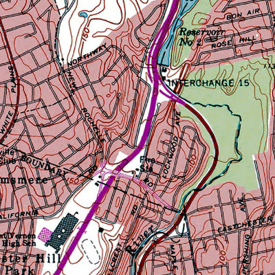 Western Michigan University NY-Mount Vernon: Authoritative US Topos 1966 digital map