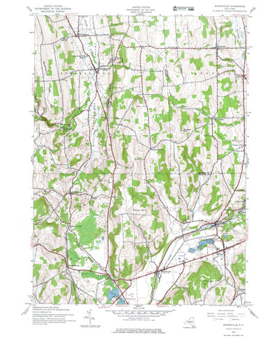 Western Michigan University NY-Munnsville: Authoritative US Topos 1943 digital map