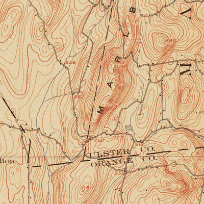 Western Michigan University NY-Newburg: Authoritative US Topos Historic 1903 digital map
