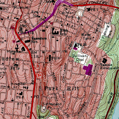 Western Michigan University NY-NJ-Yonkers: Authoritative US Topos 1966 digital map
