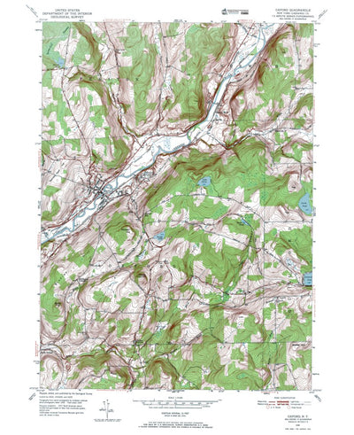 Western Michigan University NY-Oxford: Authoritative US Topos 1949 digital map