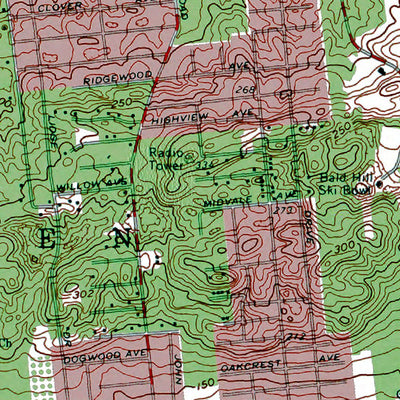 Western Michigan University NY-Patchogue: Authoritative US Topos 1967 digital map