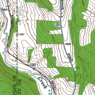 Western Michigan University NY-Rawson: Authoritative US Topos 1963 digital map