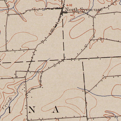 Western Michigan University NY-Syracuse: Authoritative US Topos Historic 1898 digital map