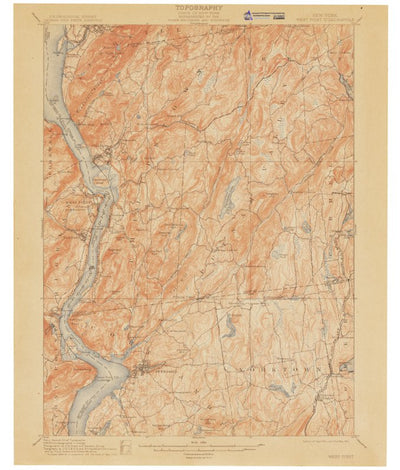 Western Michigan University NY-West Point: Authoritative US Topos Historical 1901 digital map