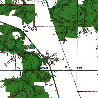 Western Michigan University OH-Ayersville: Authoritative US Topos 1973 digital map