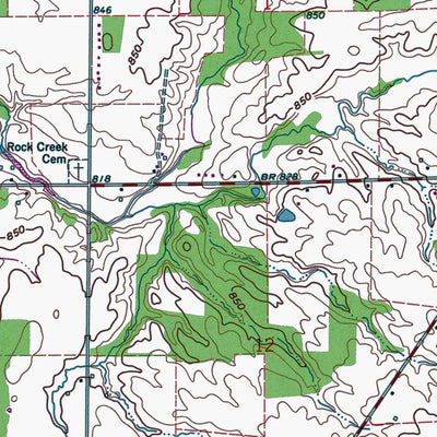 Western Michigan University OH-Bloomville: Authoritative US Topos 1960 digital map