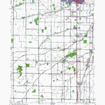 Western Michigan University OH-Bowling Green South: Authoritative US Topos 1958 digital map