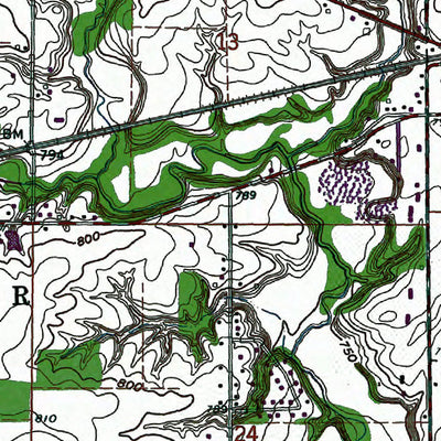 Western Michigan University OH-Bryan: Authoritative US Topos 1973 digital map