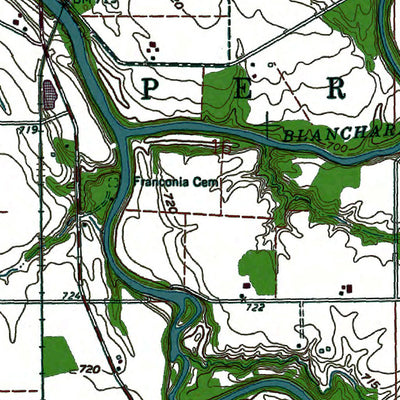 Western Michigan University OH-Continental: Authoritative US Topos 1973 digital map