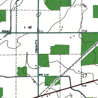 Western Michigan University OH-Defiance West: Authoritative US Topos 1971 digital map