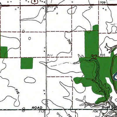 Western Michigan University OH-Evansport: Authoritative US Topos 1973 digital map