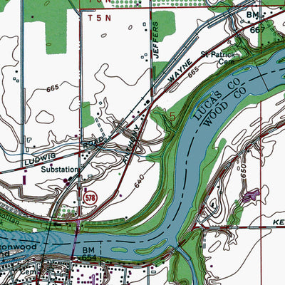 Western Michigan University OH-Grand Rapids: Authoritative US Topos 1958 digital map