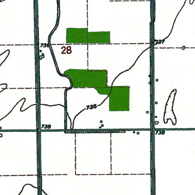 Western Michigan University OH-Hamler: Authoritative US Topos 1973 digital map