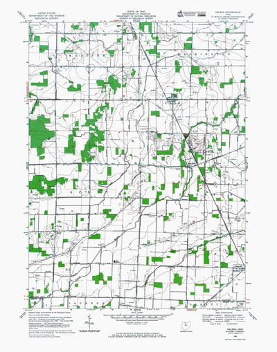 Western Michigan University OH-Helena: Authoritative US Topos 1969 digital map