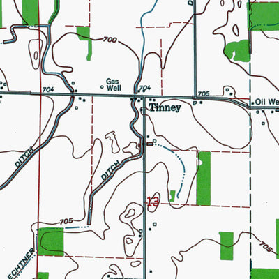 Western Michigan University OH-Helena: Authoritative US Topos 1969 digital map