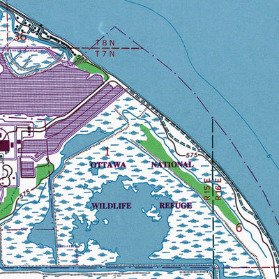 Western Michigan University OH-Lacarne: Authoritative US Topos 1967 digital map