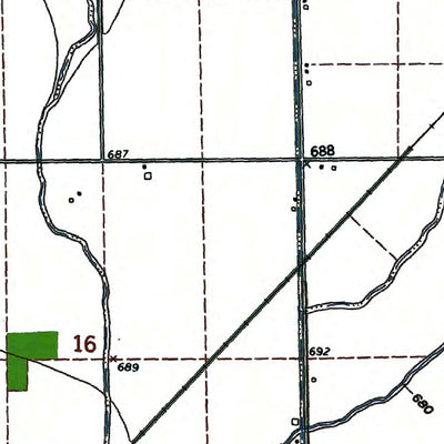 Western Michigan University OH-Malinta: Authoritative US Topos 1971 digital map
