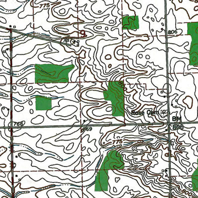 Western Michigan University OH-MI-Morenci: Authoritative US Topos 1971 digital map