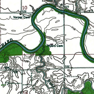 Western Michigan University OH-Miller City: Authoritative US Topos 1973 digital map