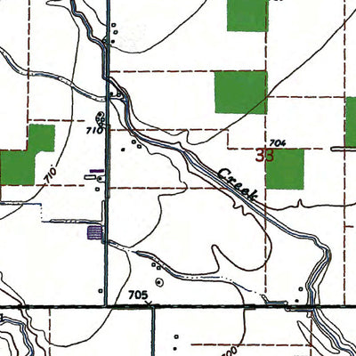 Western Michigan University OH-Napoleon West: Authoritative US Topos 1971 digital map