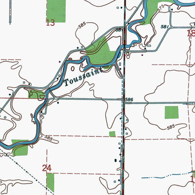 Western Michigan University OH-Oak Harbor: Authoritative US Topos 1967 digital map