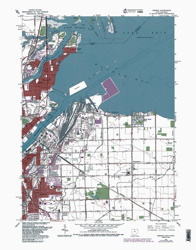 Western Michigan University OH-Oregon: Authoritative US Topos 1965 digital map