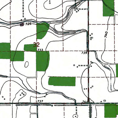 Western Michigan University OH-Ridgeville Corners: Authoritative US Topos 1971 digital map