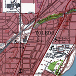 Western Michigan University OH-Rossford: Authoritative US Topos 1965 digital map