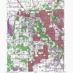 Western Michigan University OH-Sylvania: Authoritative US Topos 1965 digital map