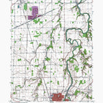 Western Michigan University OH-Tiffin North: Authoritative US Topos 1960 digital map