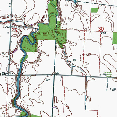 Western Michigan University OH-Tiffin North: Authoritative US Topos 1960 digital map