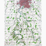 Western Michigan University OH-Tiffin South: Authoritative US Topos 1960 digital map