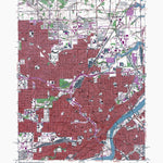 Western Michigan University OH-Toledo: Authoritative US Topos 1965 digital map