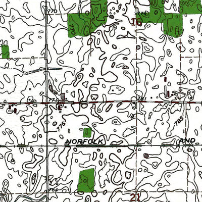 Western Michigan University OH-Wauseon: Authoritative US Topos 1971 digital map