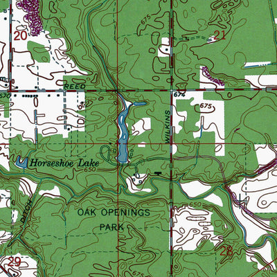 Western Michigan University OH-Whitehouse: Authoritative US Topos 1964 digital map