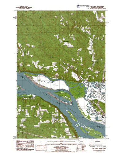 Western Michigan University OR-Coal Creek: Authoritative US Topos 1985 digital map