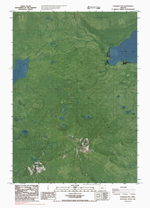 Western Michigan University OR-COWHORN MOUNTAIN: GeoChange 1980-2012 digital map