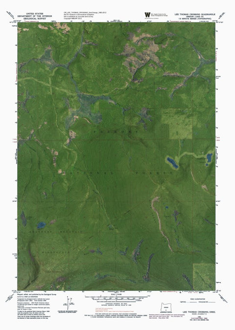 Western Michigan University OR-LEE THOMAS CROSSING: GeoChange 1963-2012 digital map