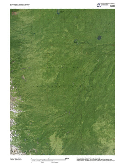 Western Michigan University OR-Trout Creek Butte: GeoChange 1984-2012 digital map