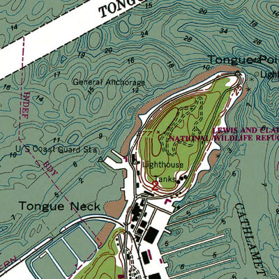 Western Michigan University OR-WA-Astoria: Authoritative US Topos 1949 digital map
